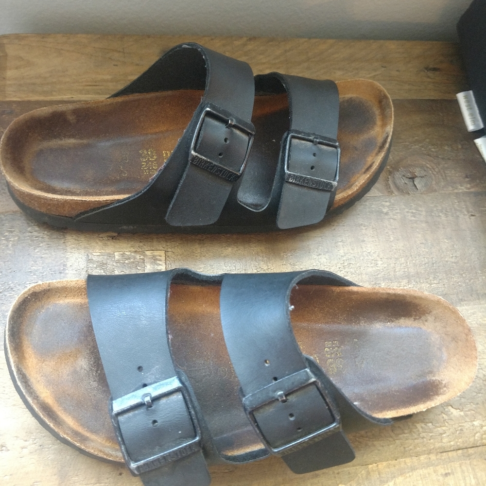 Birkenstock Sandals - Black, Size 8